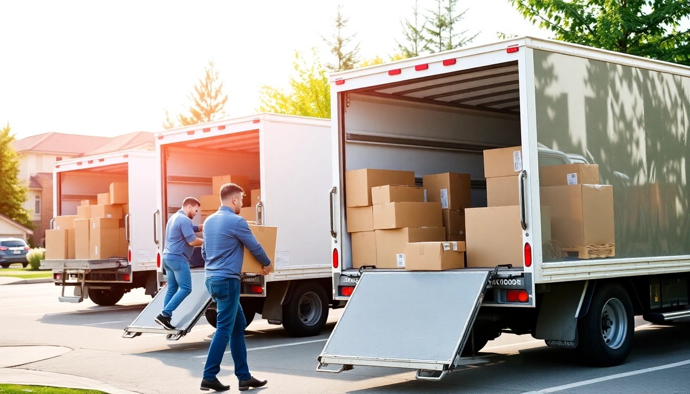 Reliable Calgary movers loading a truck, showcasing best moving companies Calgary with professionalism and care.