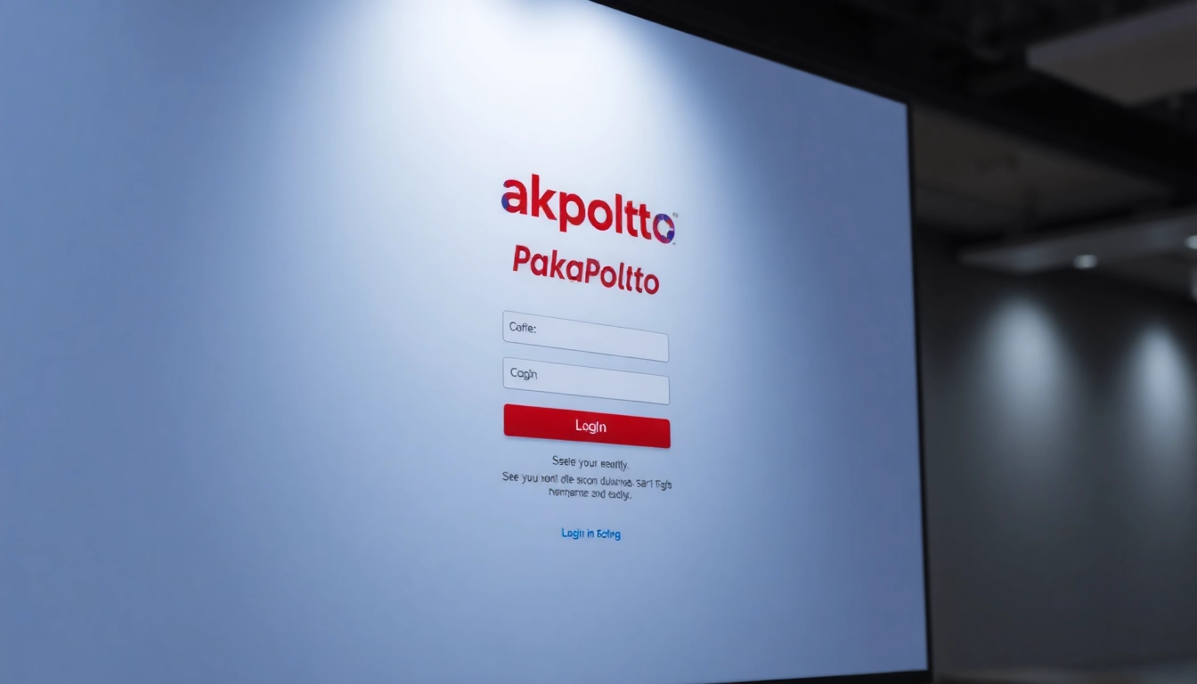 Pakpoltoto login page shown on desktop screen with secure login fields and branding for easy access