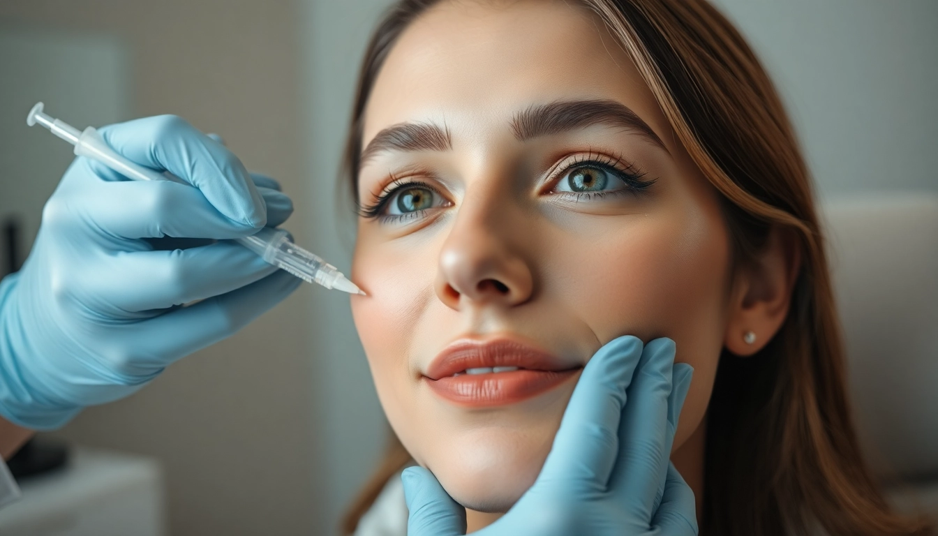 Experienced Botox Zürich specialist administering facial treatment in a modern clinic for natural results.