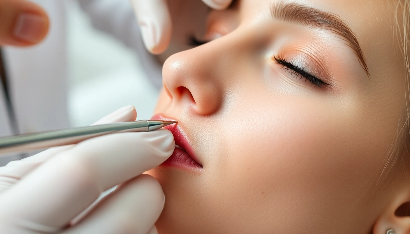 Professional Fadenlifting Zürich procedure showcasing fine PDO threads being delicately inserted for facial skin tightening.