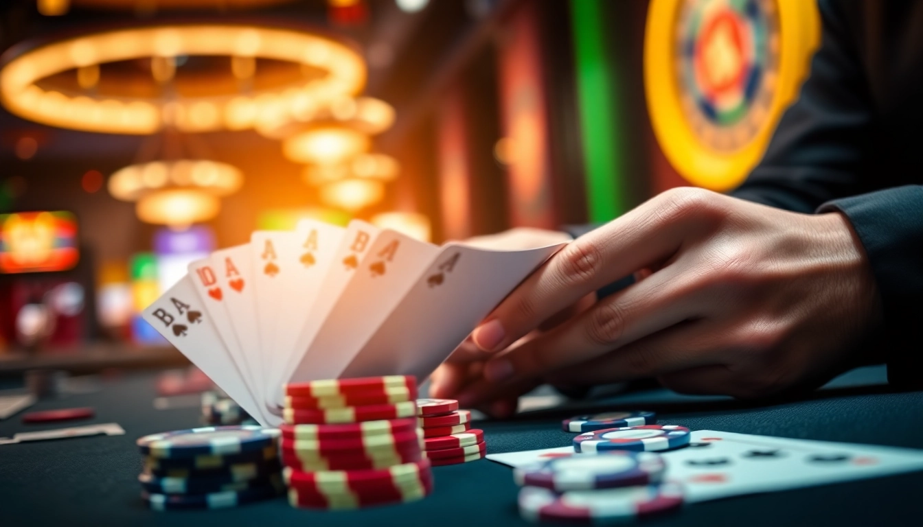 Clubgg poker scene with players, chips, and cards, showcasing an engaging online poker environment for users.