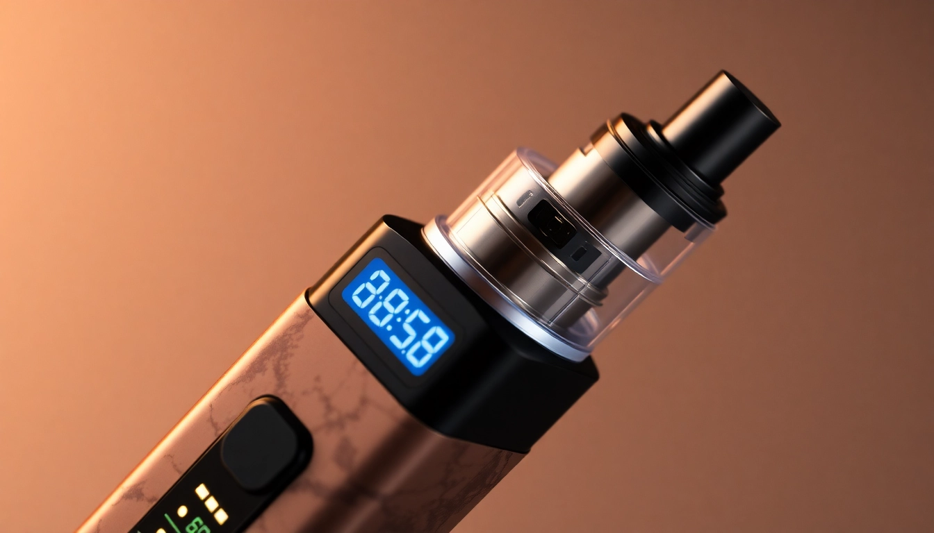 Hitz California disposable vape featuring a bright LCD screen and ceramic coil for smooth hits,