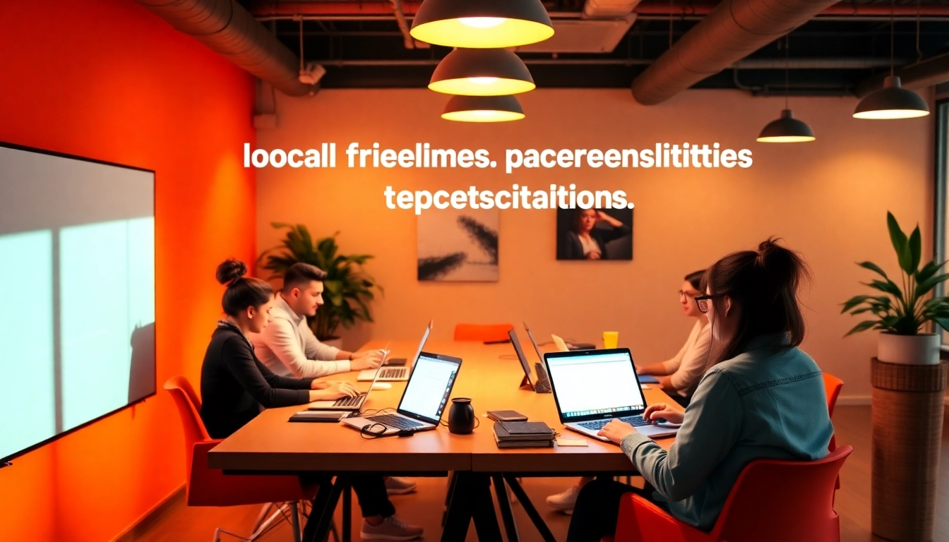 Find local freelance opportunities easily with skilled professionals working in a collaborative