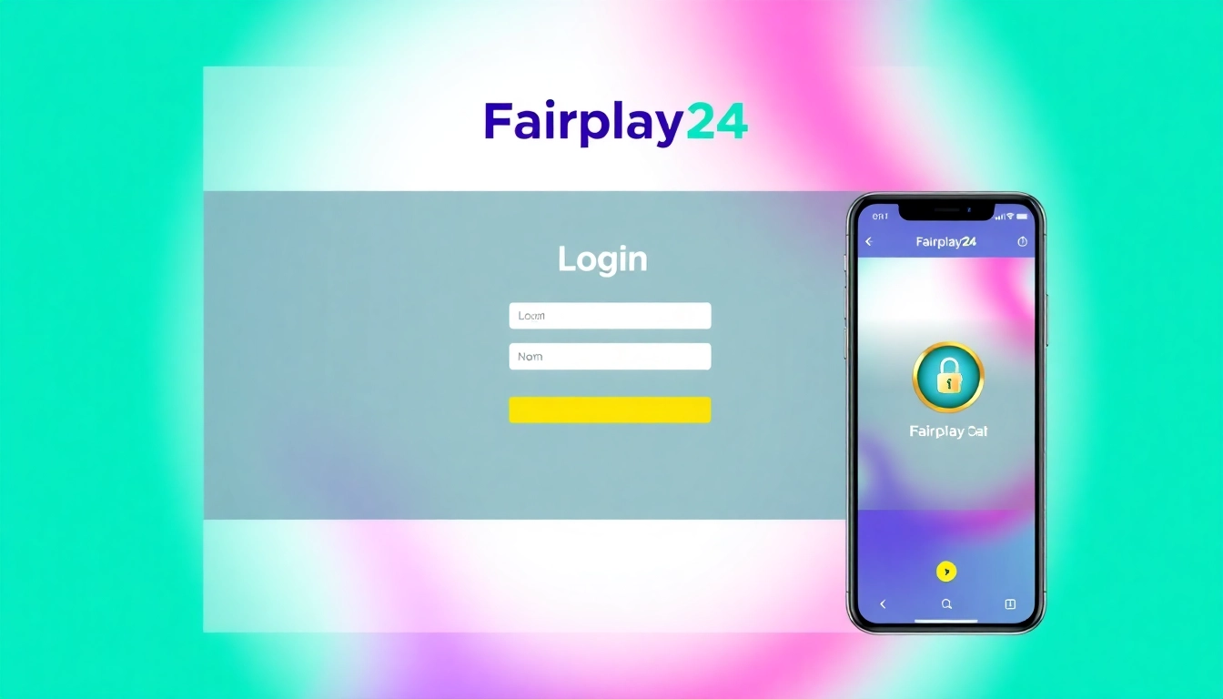 Fairplay24 login page with a secure, user-friendly interface encouraging seamless access for