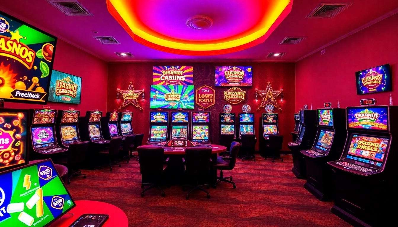 Design shows a vibrant casino siteleri platform with live dealer games and engaging interface